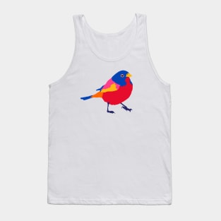 Painted Bunting Bird Tank Top